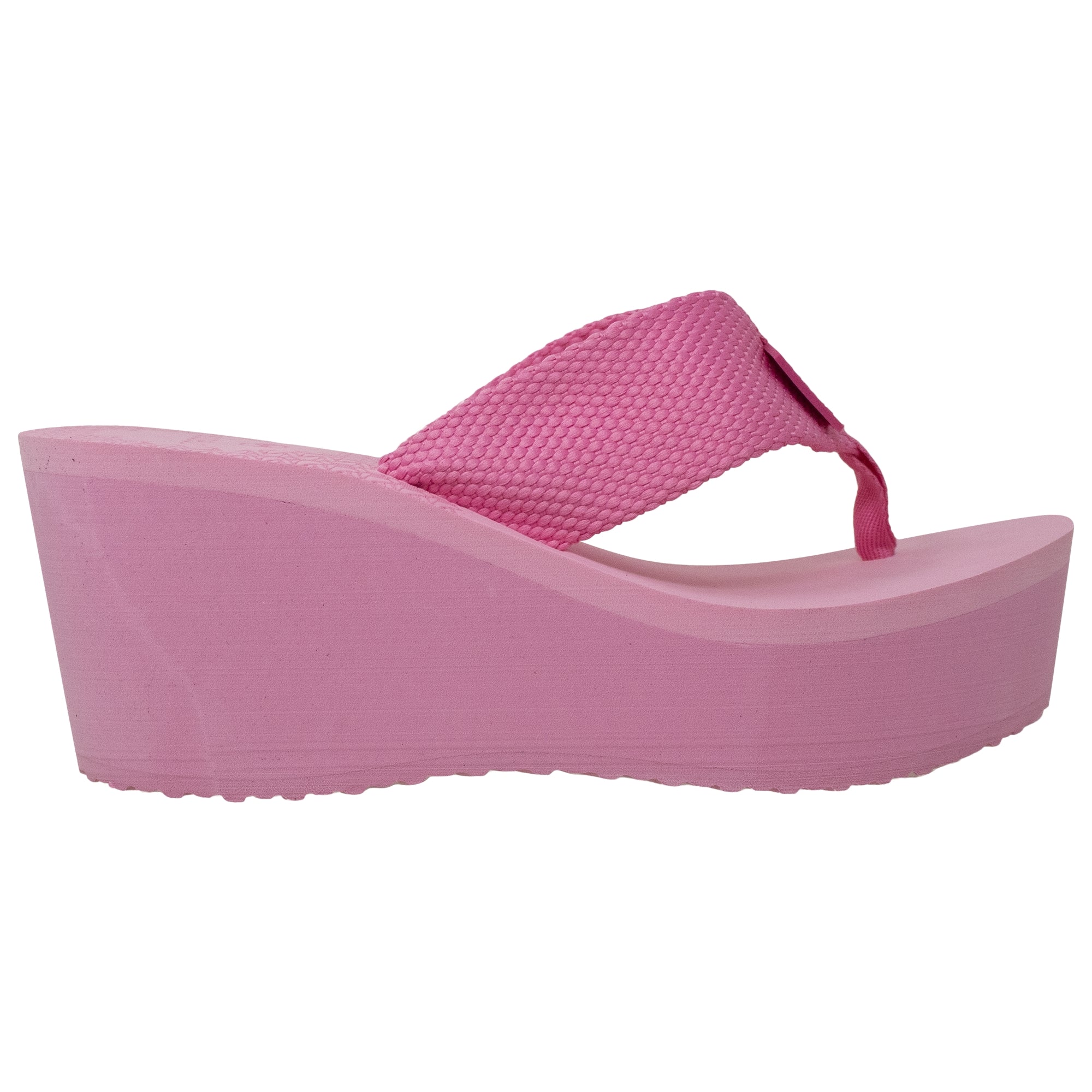 SOBEYO Thong Platform Sandals Soft Light-Weight Sole Flip Flop Wedges