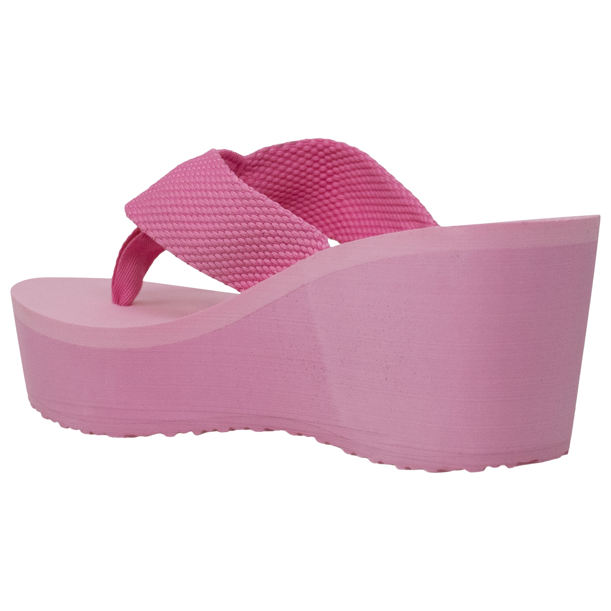 SOBEYO Thong Platform Sandals Soft Light-Weight Sole Flip Flop Wedges