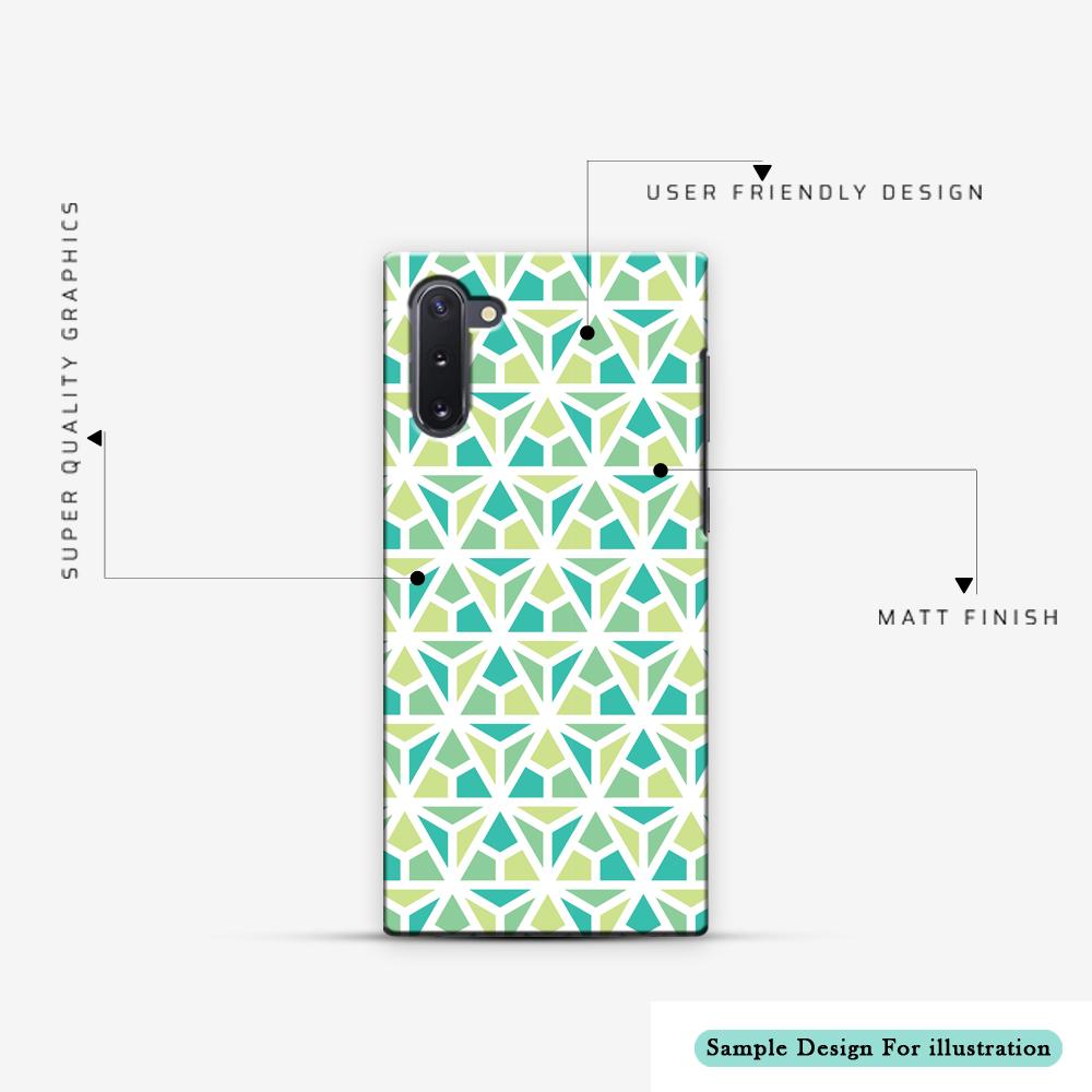 Stripes and triangles- Mustard and pink Slim Hard Shell Case For