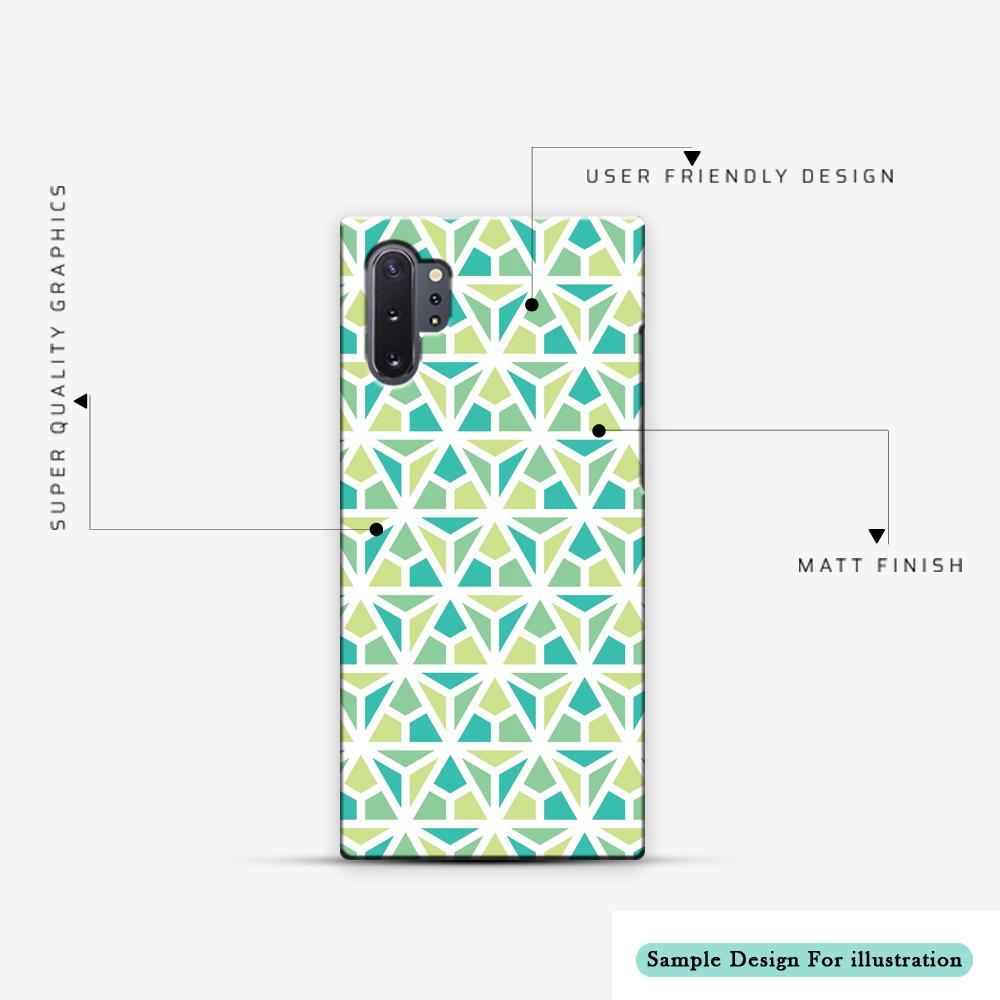 Camou- Rsuted teal Slim Hard Shell Case For Samsung Galaxy Note10+