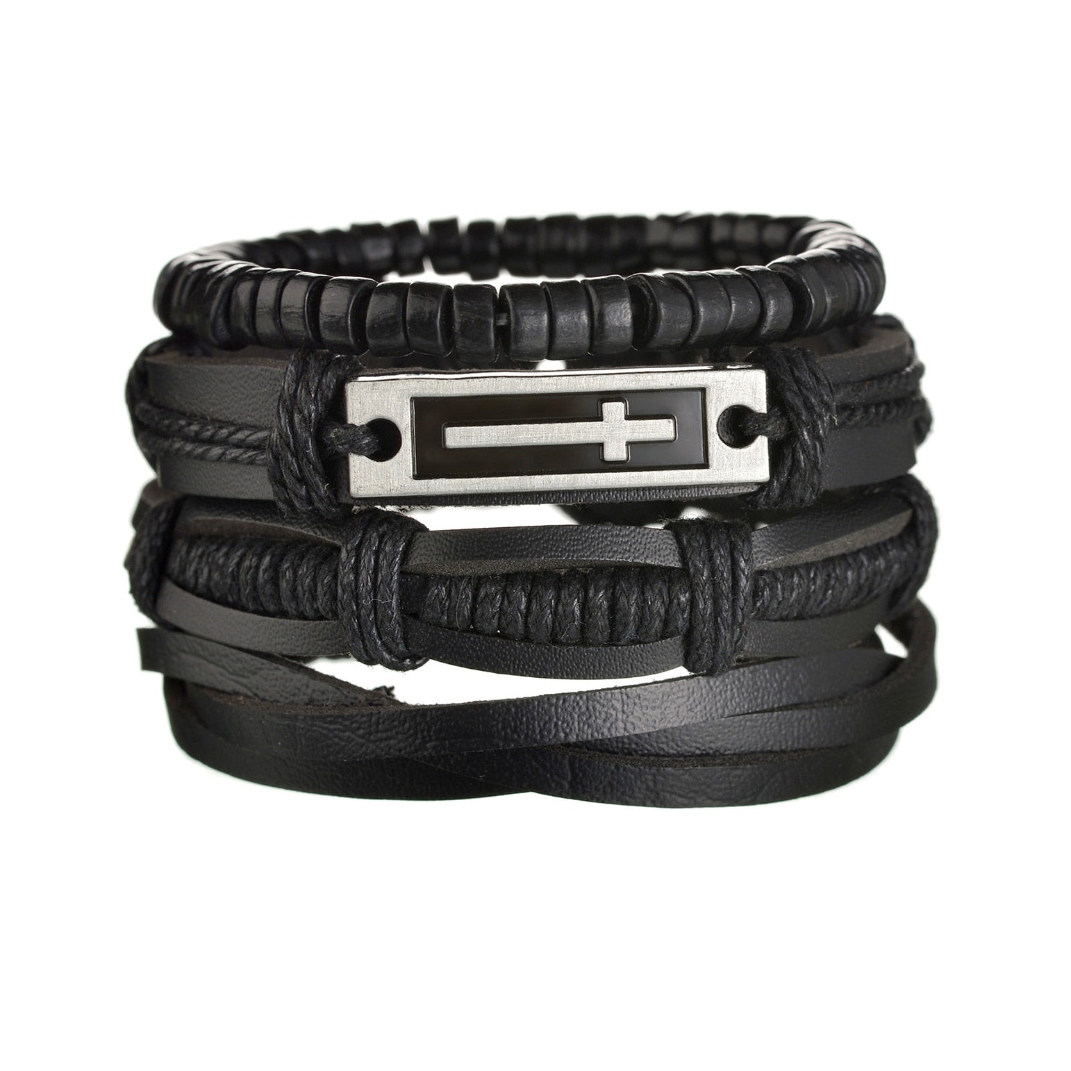 Mens Modern Multilayered Bracelet