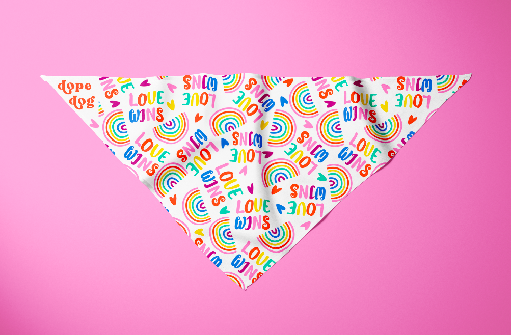 Love is Love - Dog Bandana