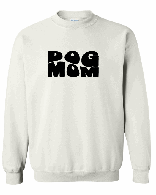 wavy dog mom sweatshirt | Taupe Blackberry