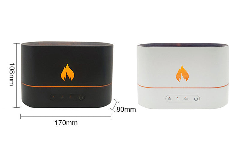 Essential Oil Diffuser With Flaming Effect And Timer