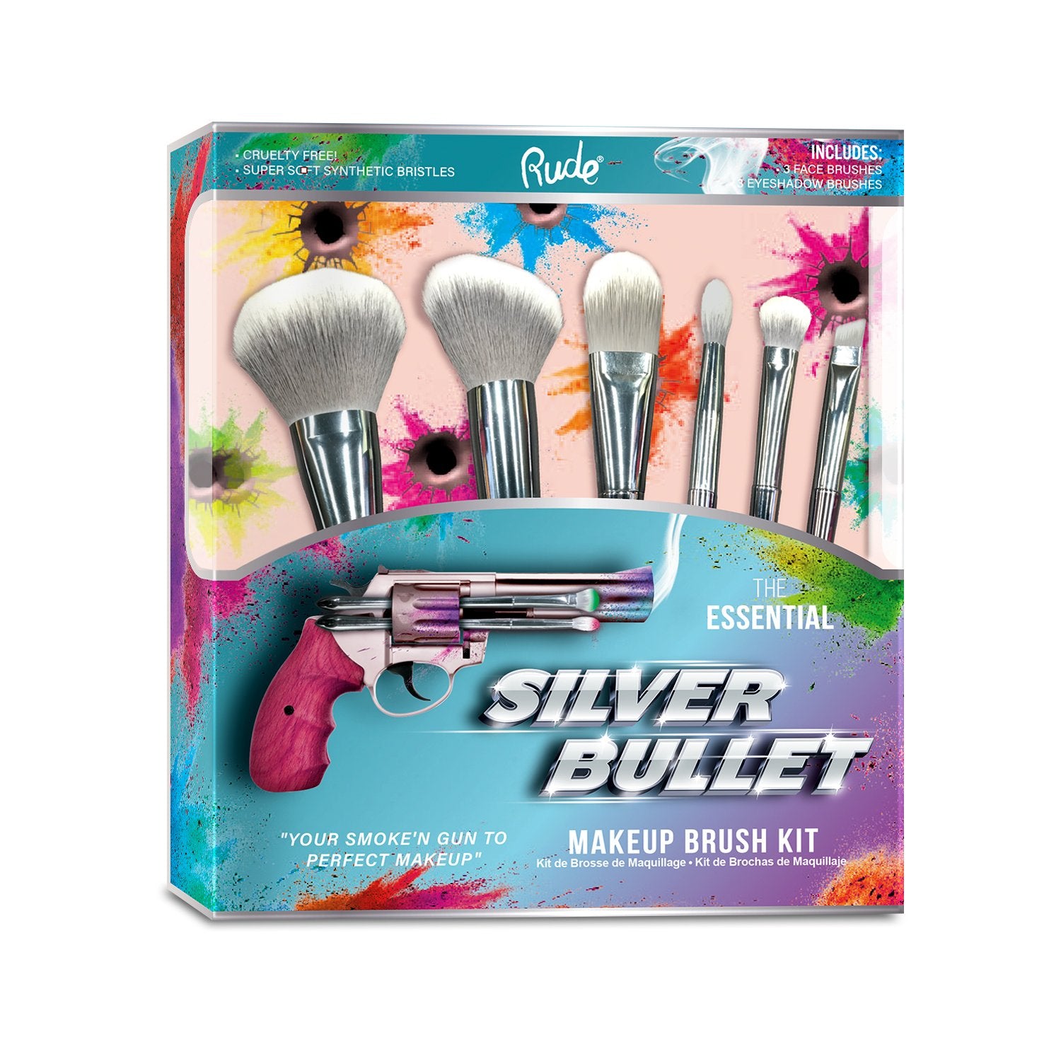 Silver Bullet Makeup Brush Kit | Gold Thanatos