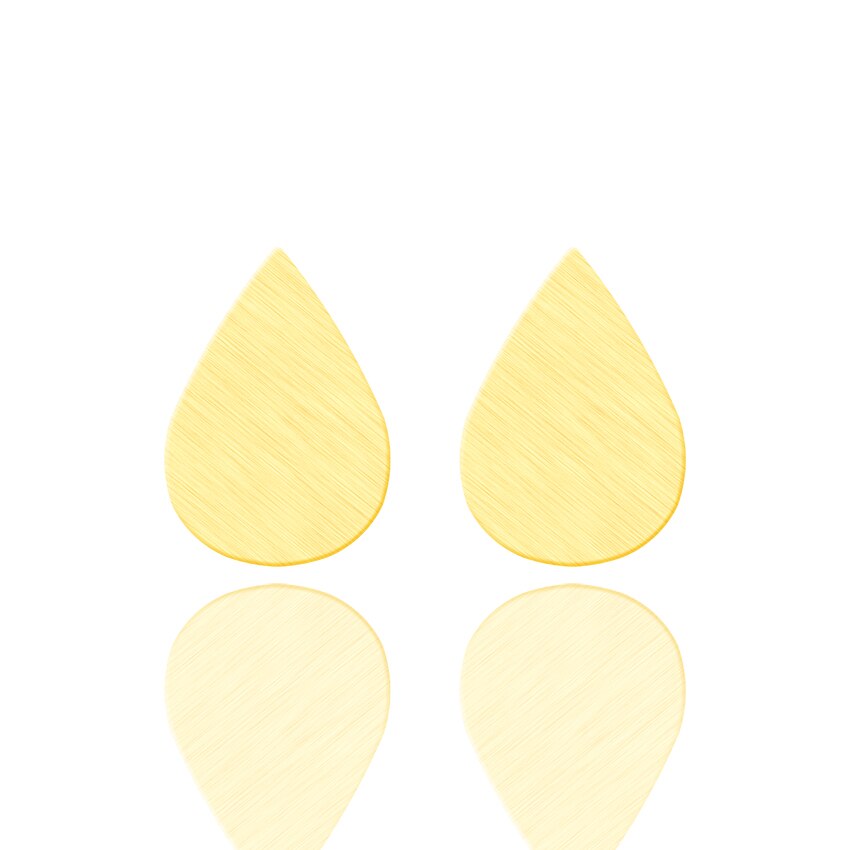 Simple Waterdrops Earrings For Women Stainless | White Themis