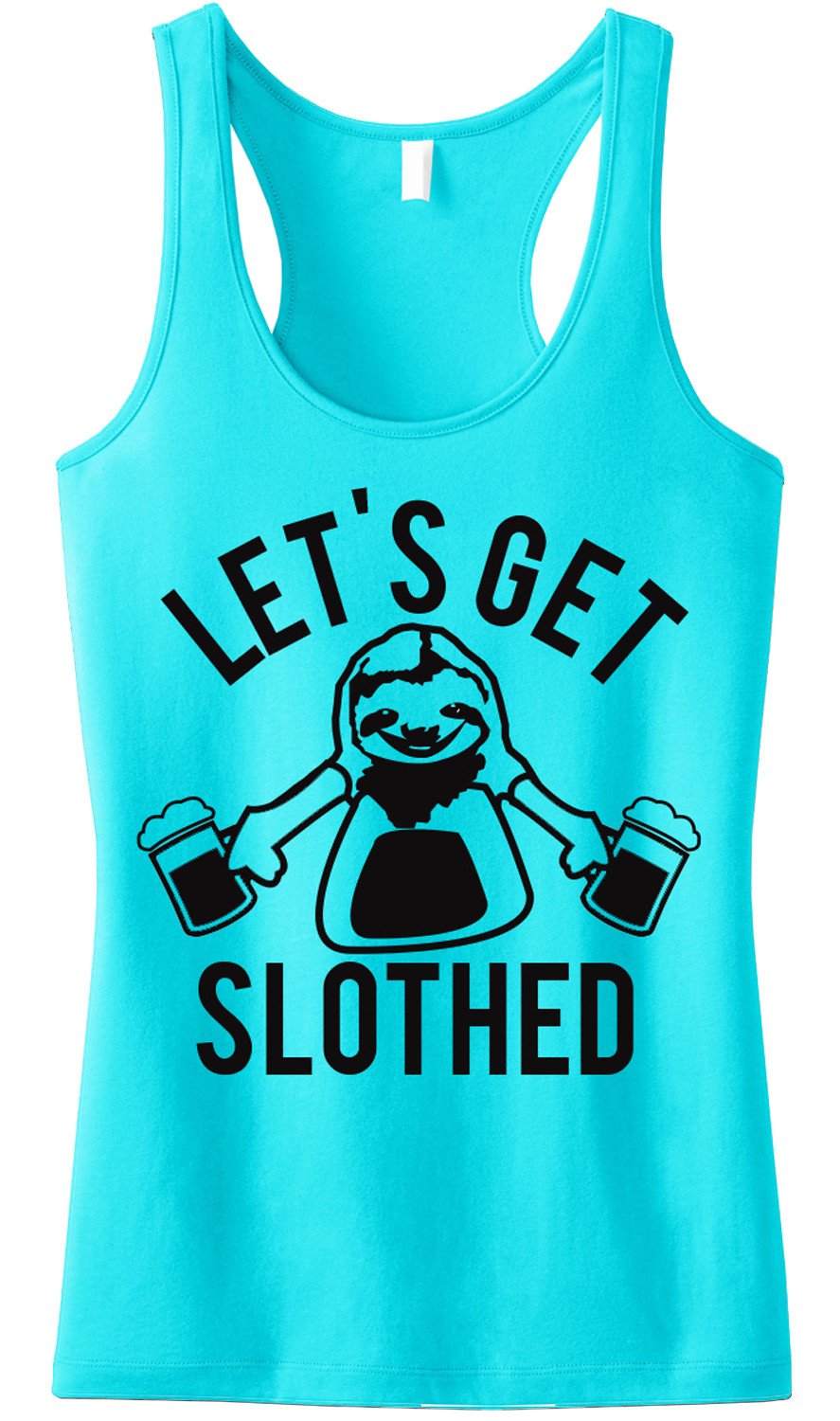 SLOTH DRINKING TEAM Tank Top - Let's Get Slothed!