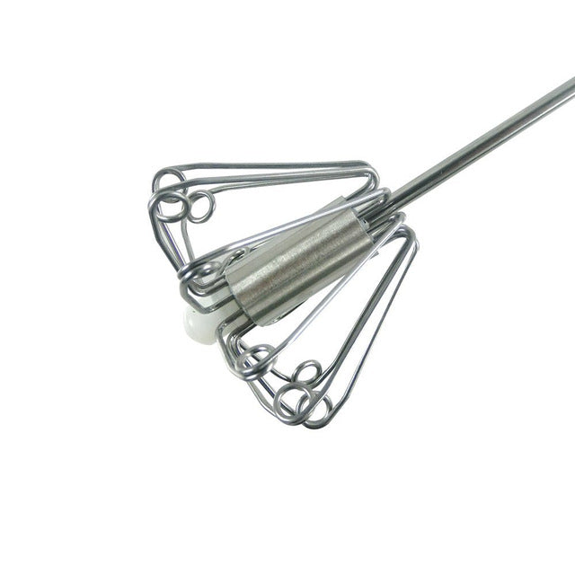 Stainless Steel Semi-Automatic Whisks Eggbeater