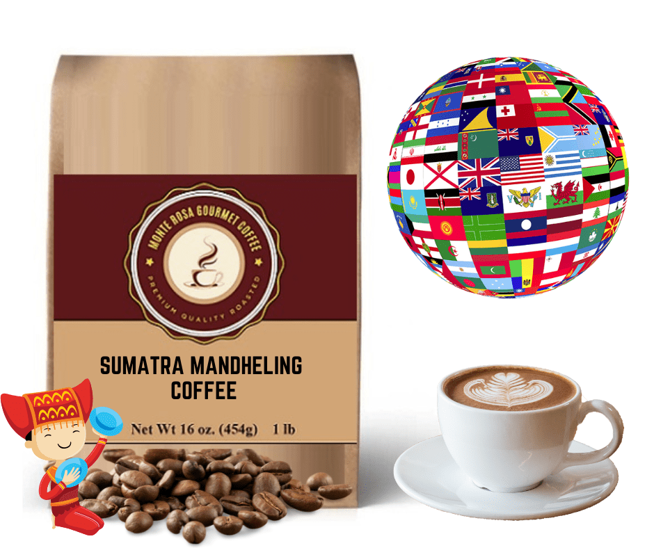 Monte Rosa Gourmet Coffee Sumatra Mandheling