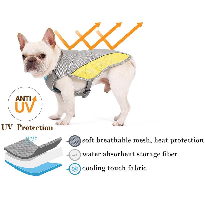 Summer Dog Cooling Vest Clothes Cooling Harness