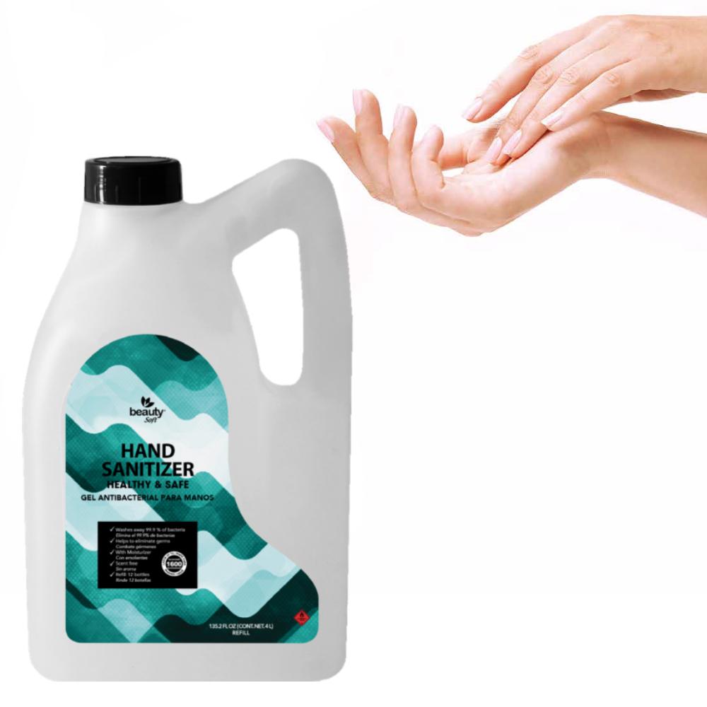 Hand Sanitizer 1 Gallon Antibacterial Gel 70% Alcohol