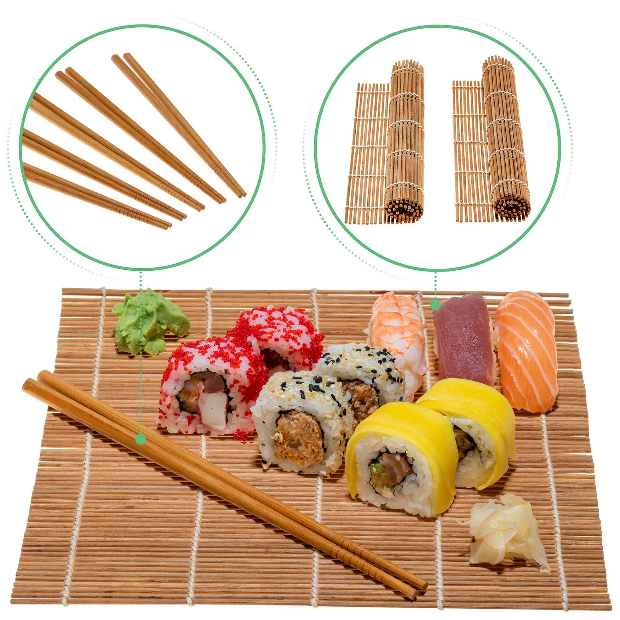 BlauKe Bamboo Sushi Making Kit