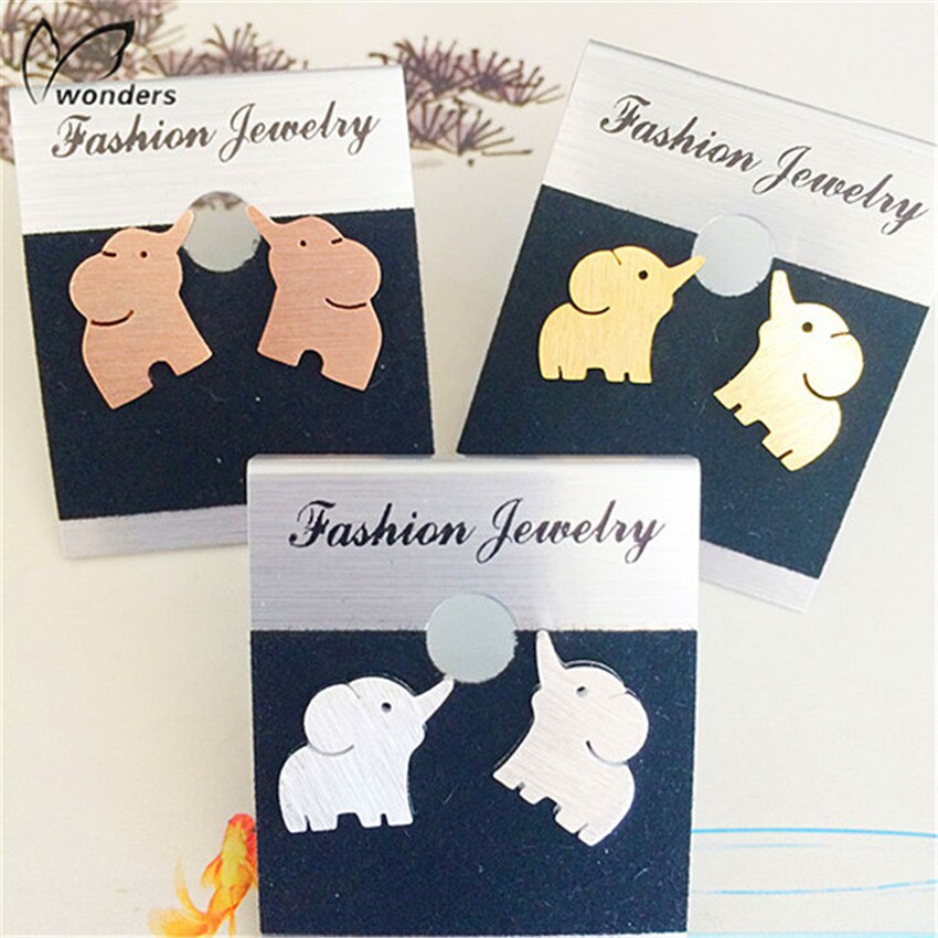 Sweet Lucky Cartoon Baby Elephant Earrings