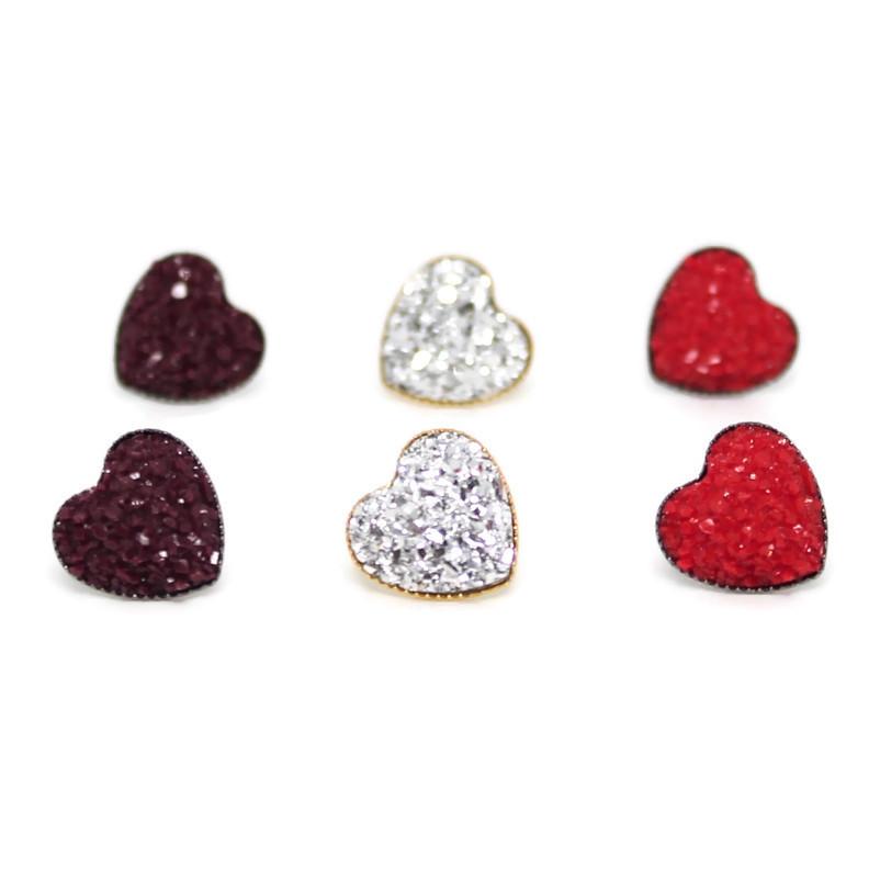 Sweetheart Stud Earrings