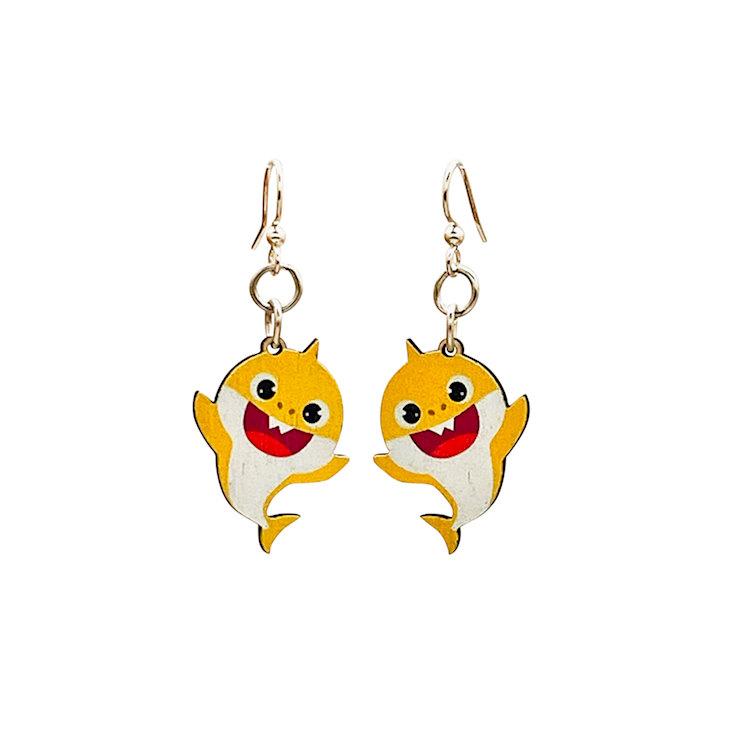 Toddler Shark Earrings #T034 | Red Sunflower