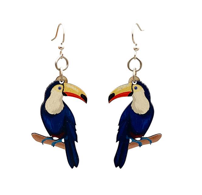 Toucan Earrings #T116 | Red Sunflower