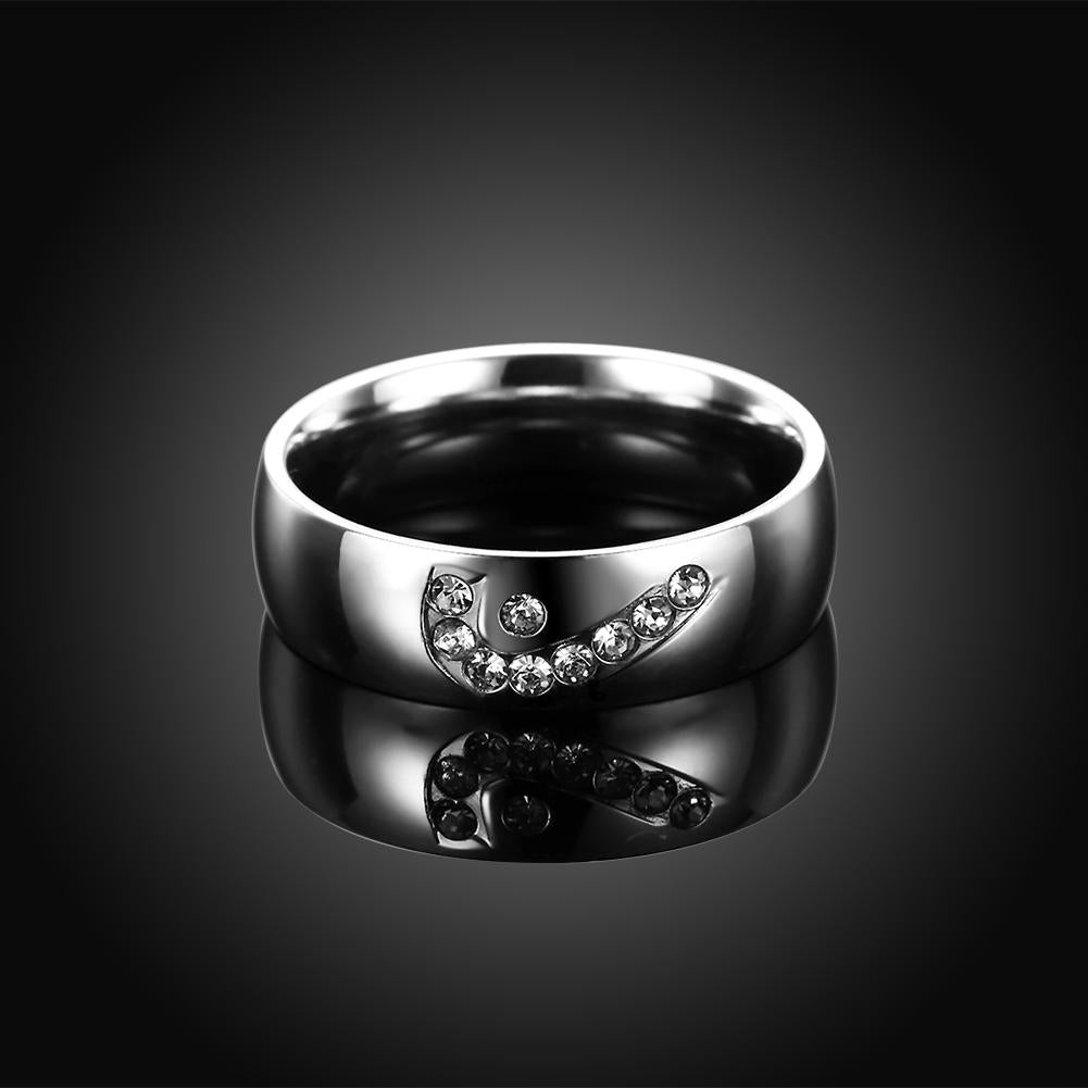 Elements Curved 316L Stainless Steel Ring