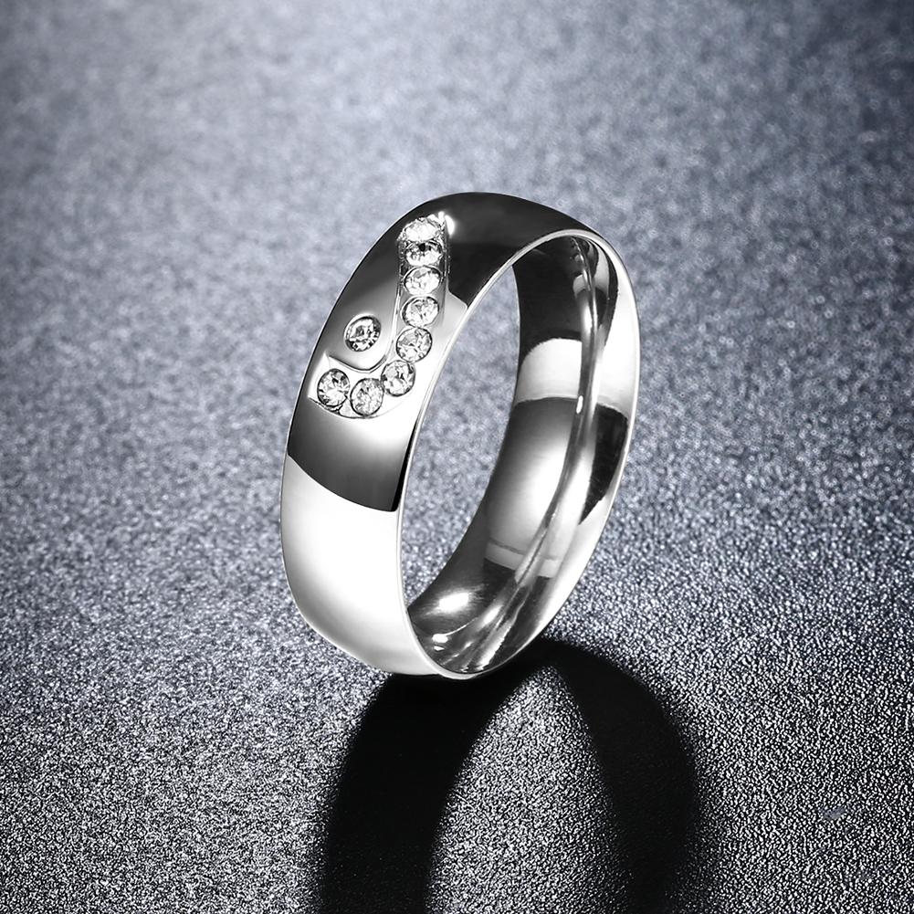 Elements Curved 316L Stainless Steel Ring