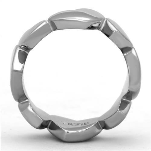 Women Stainless Steel No Stone Rings TK1433