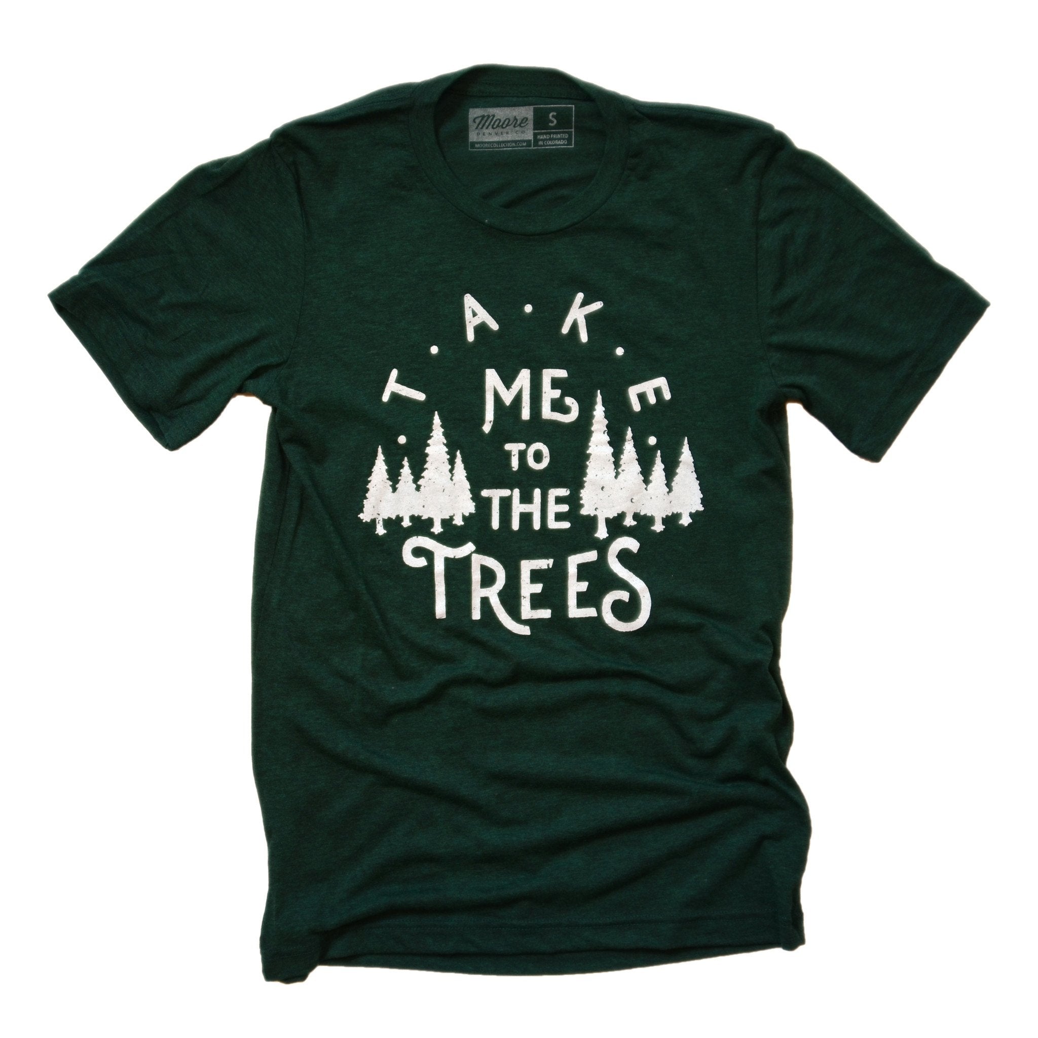 The Trees Tee-Emerald Triblend | Maroon Chaos
