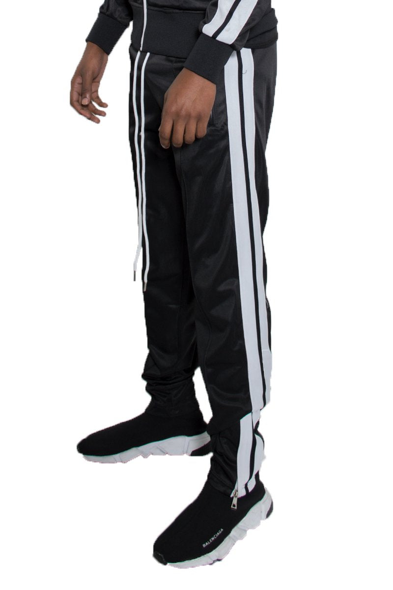 STRIPED TAPE TRACK PANTS