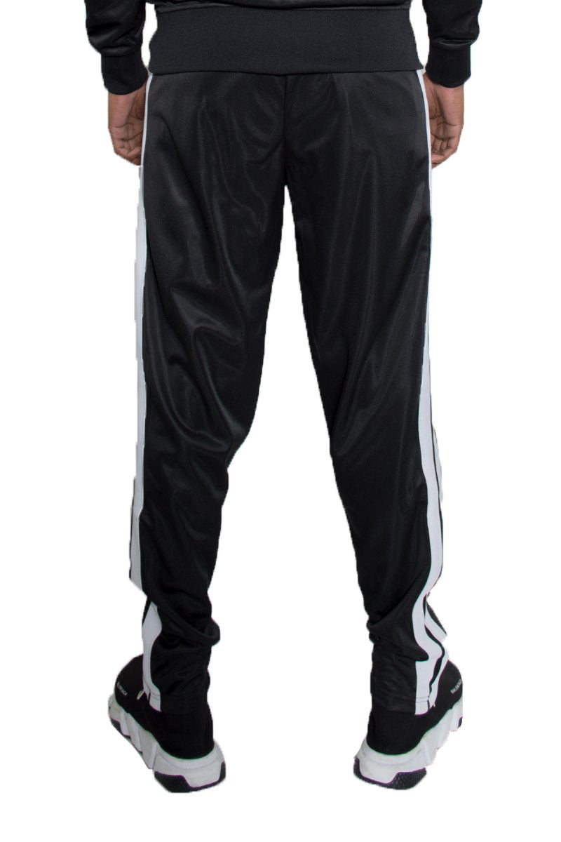 STRIPED TAPE TRACK PANTS