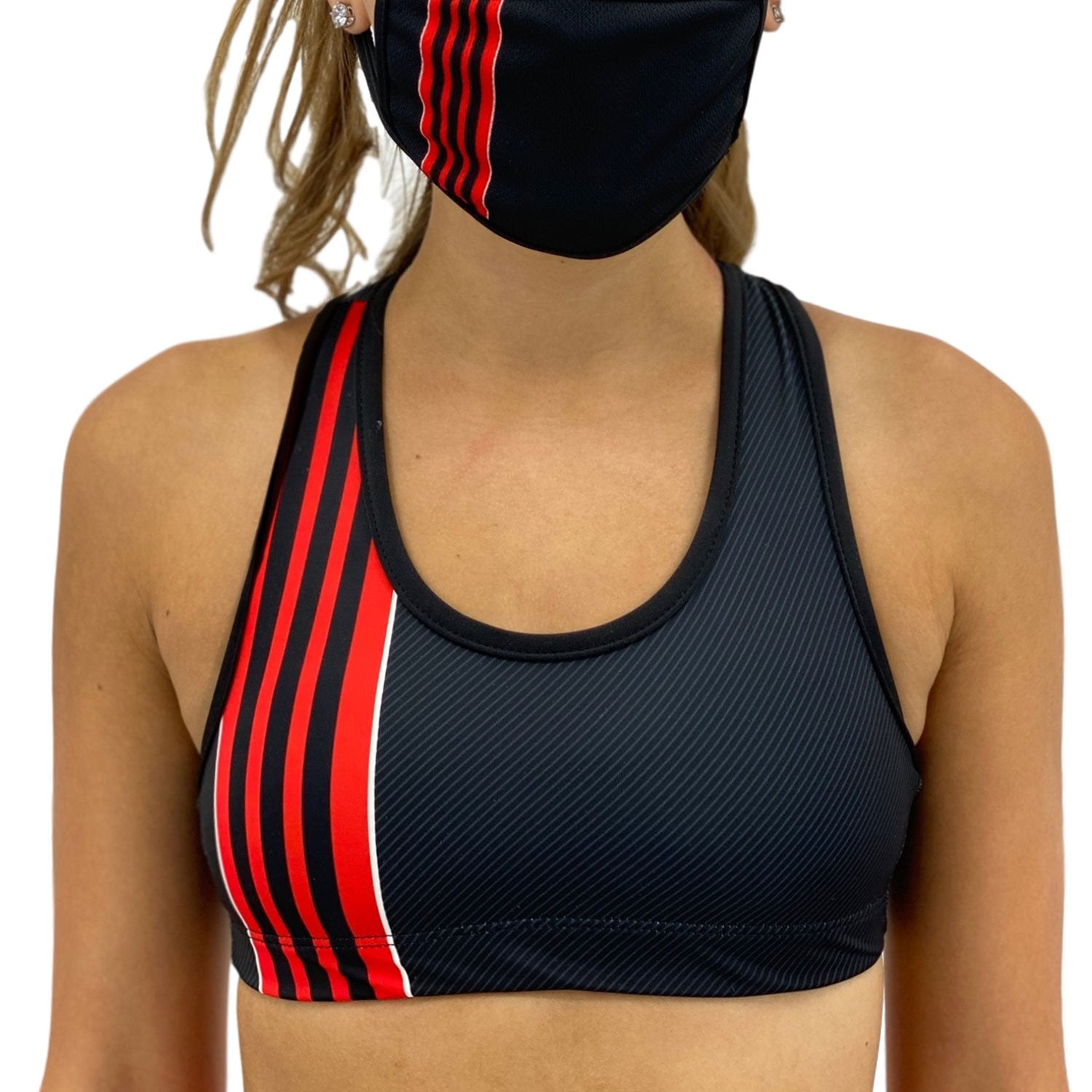 Tampa Bay Football Sports Bra | Orange Poppy