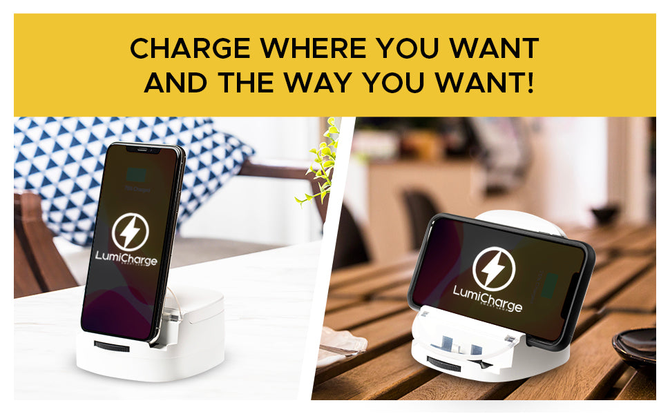 Lumicharge-UD-Universal Phone Dock with Fast Wireless Charger