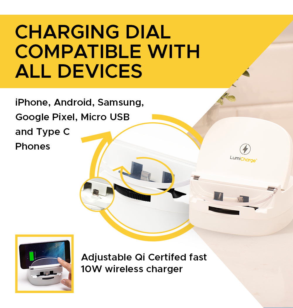 Lumicharge-UD-Universal Phone Dock with Fast Wireless Charger