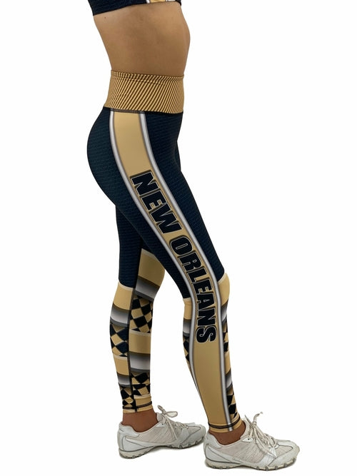 Jean New Orleans Football Leggings