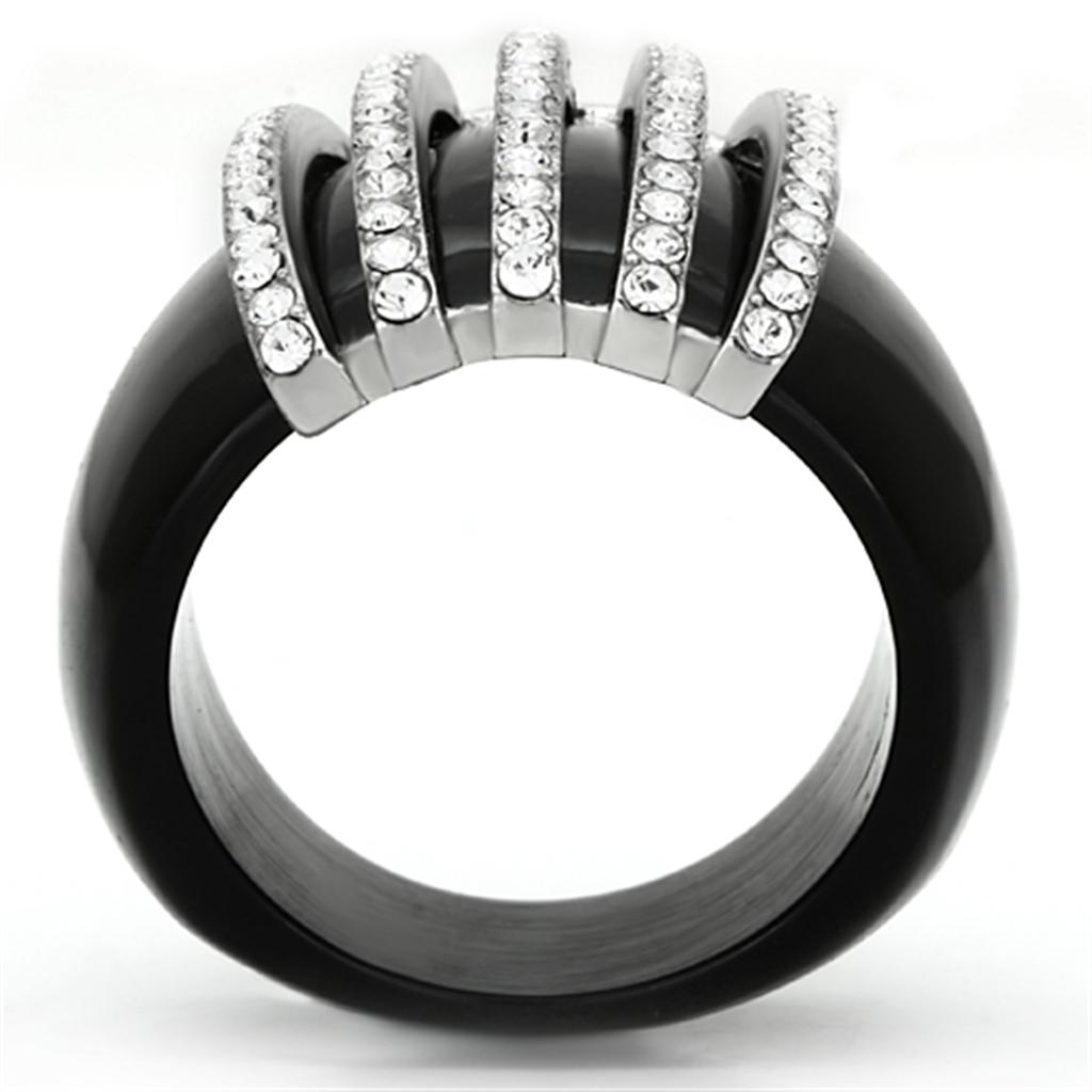 VL099 - High polished (no plating) Stainless Steel Ring with Top Grade