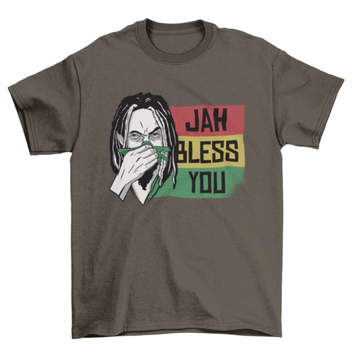 Jah Bless You Rastafari T-shirt