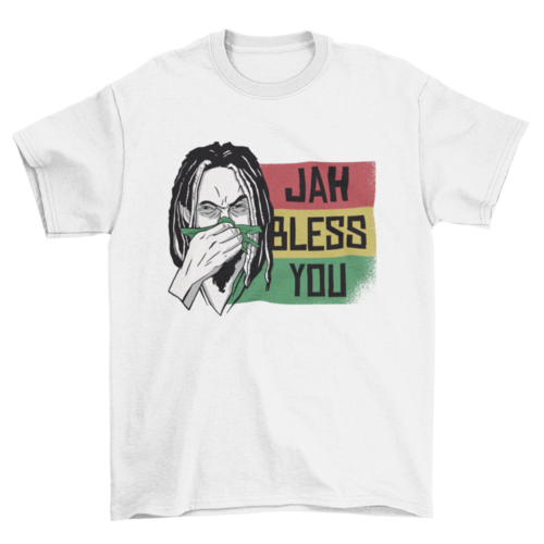 Jah Bless You Rastafari T-shirt