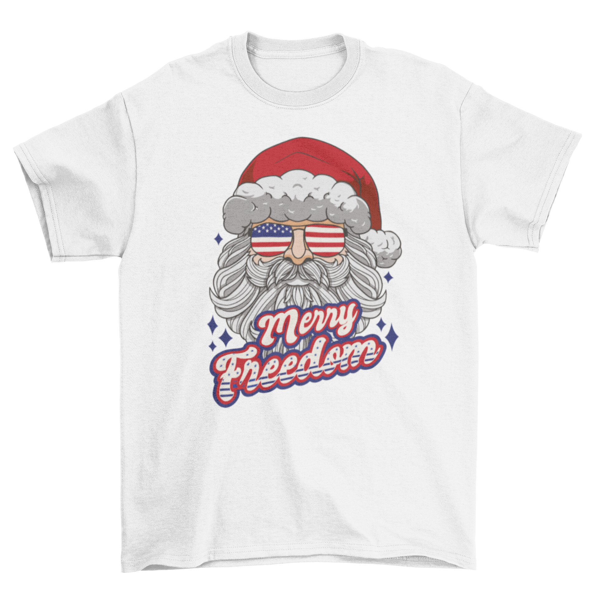 American santa claus t-shirt