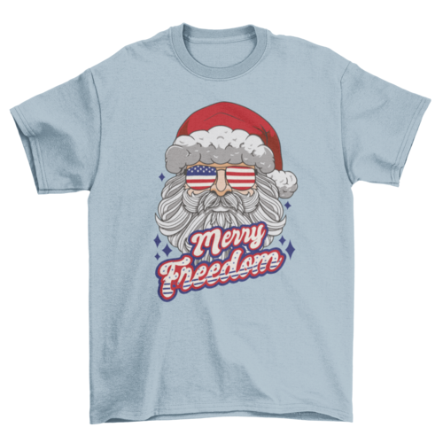 American santa claus t-shirt