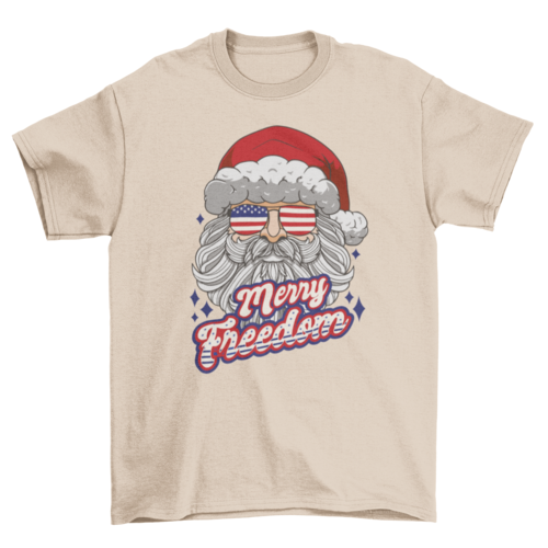 American santa claus t-shirt