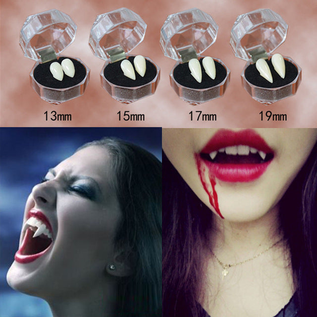 Vampire Teeth Fangs Dentures Props Halloween | Grey Milo