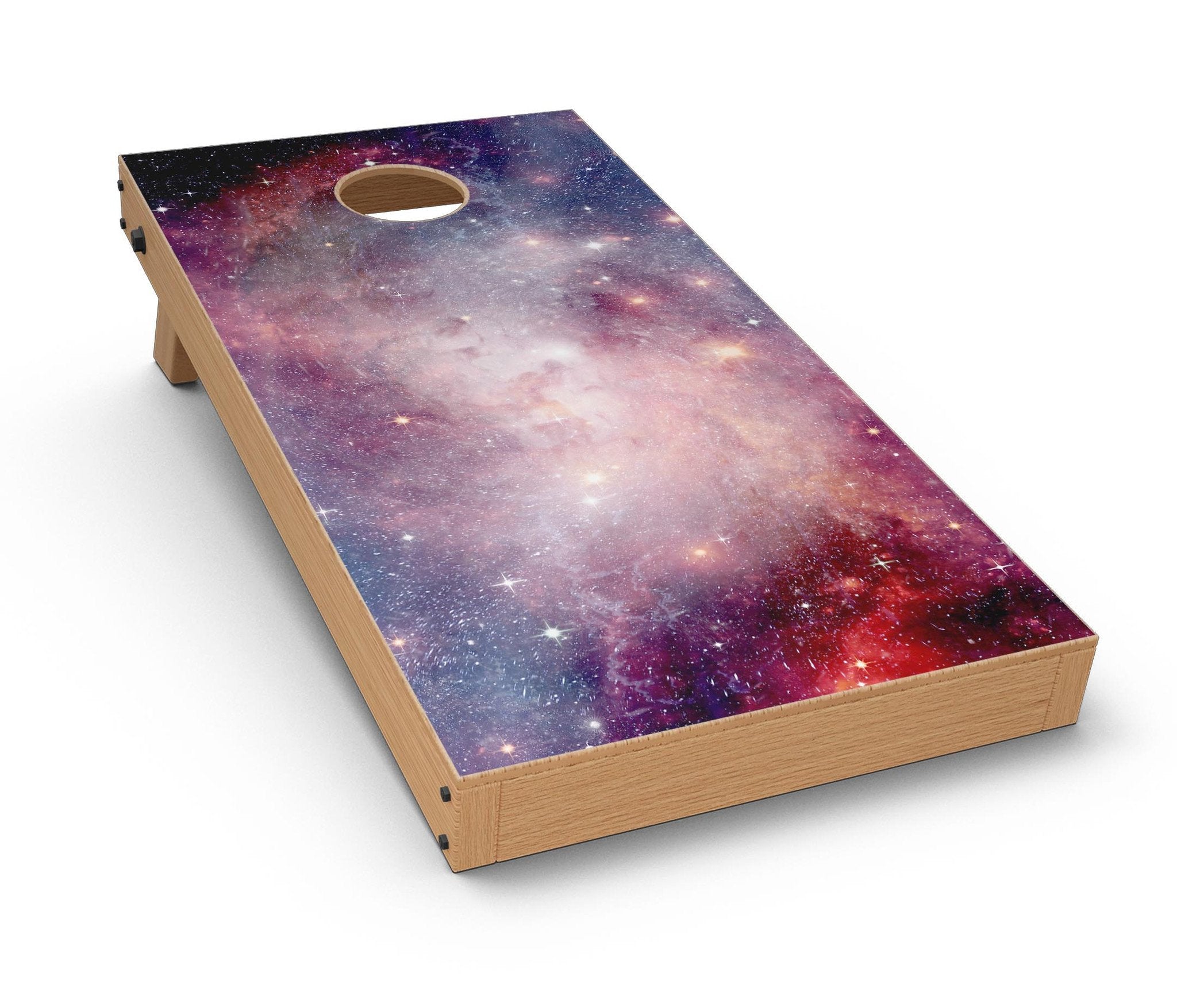 Vibrant Space CornHole Board Skin Decal Kit