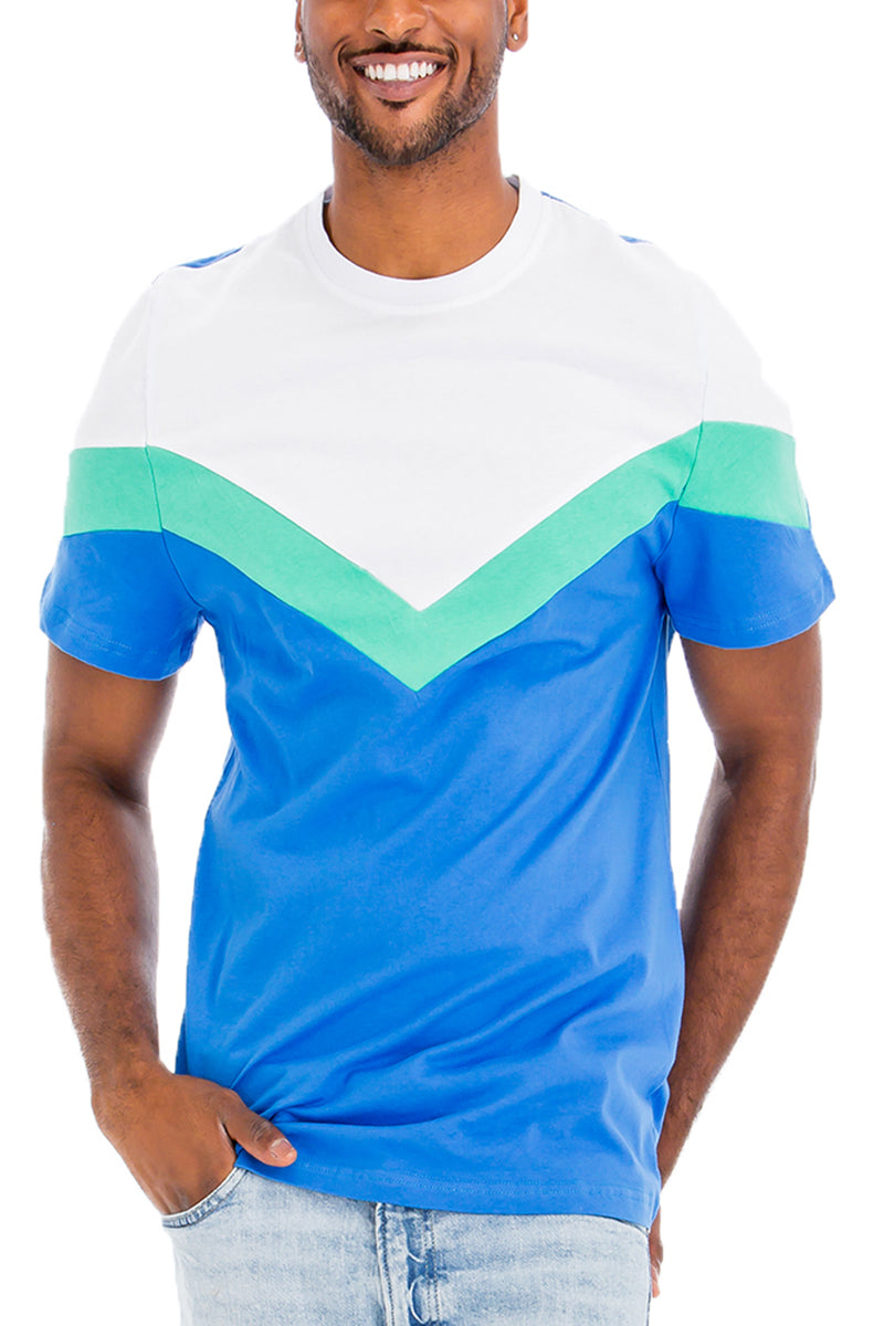 Chevron Colorblock Tee