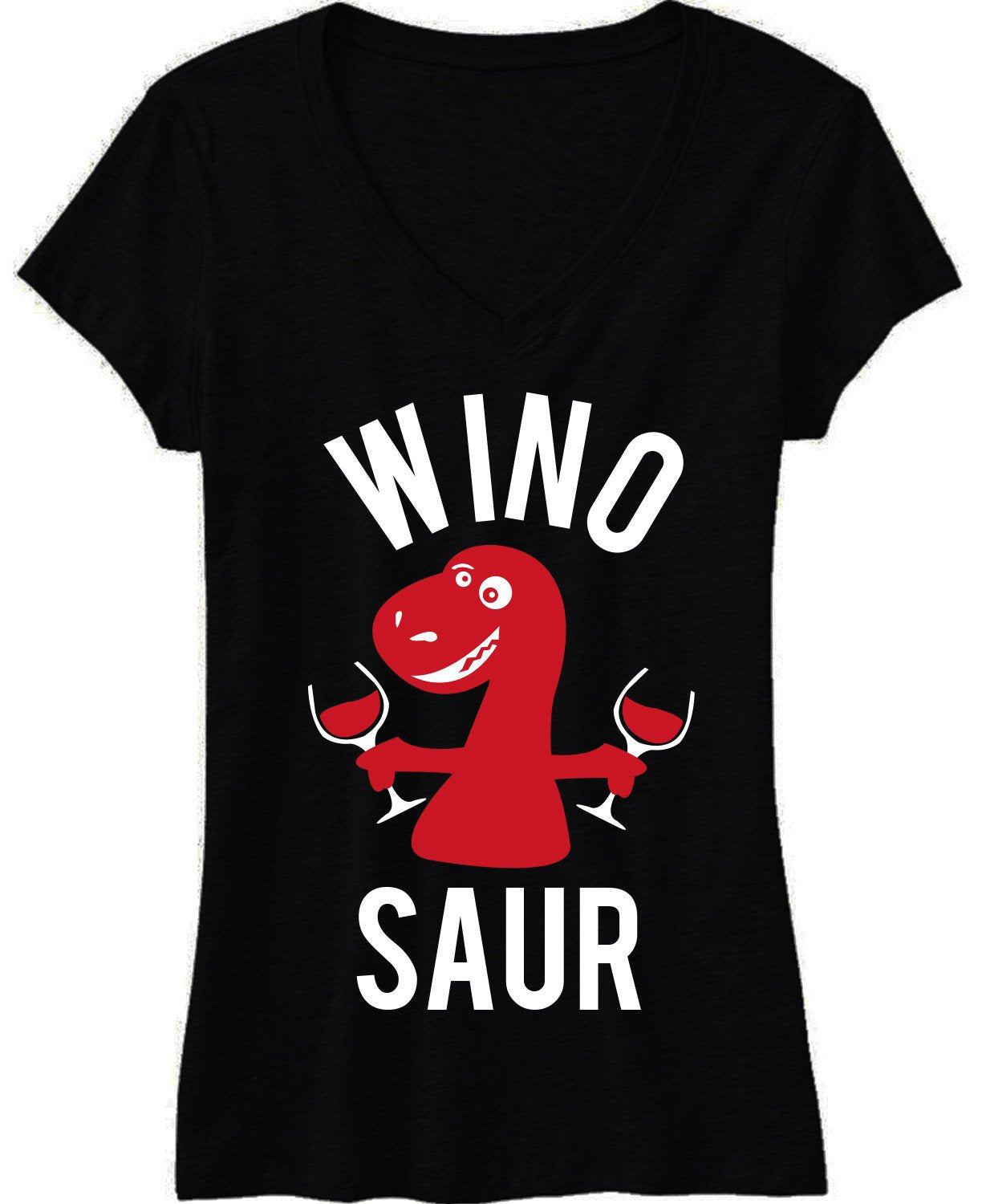 WINO SAUR Black V-neck Shirt