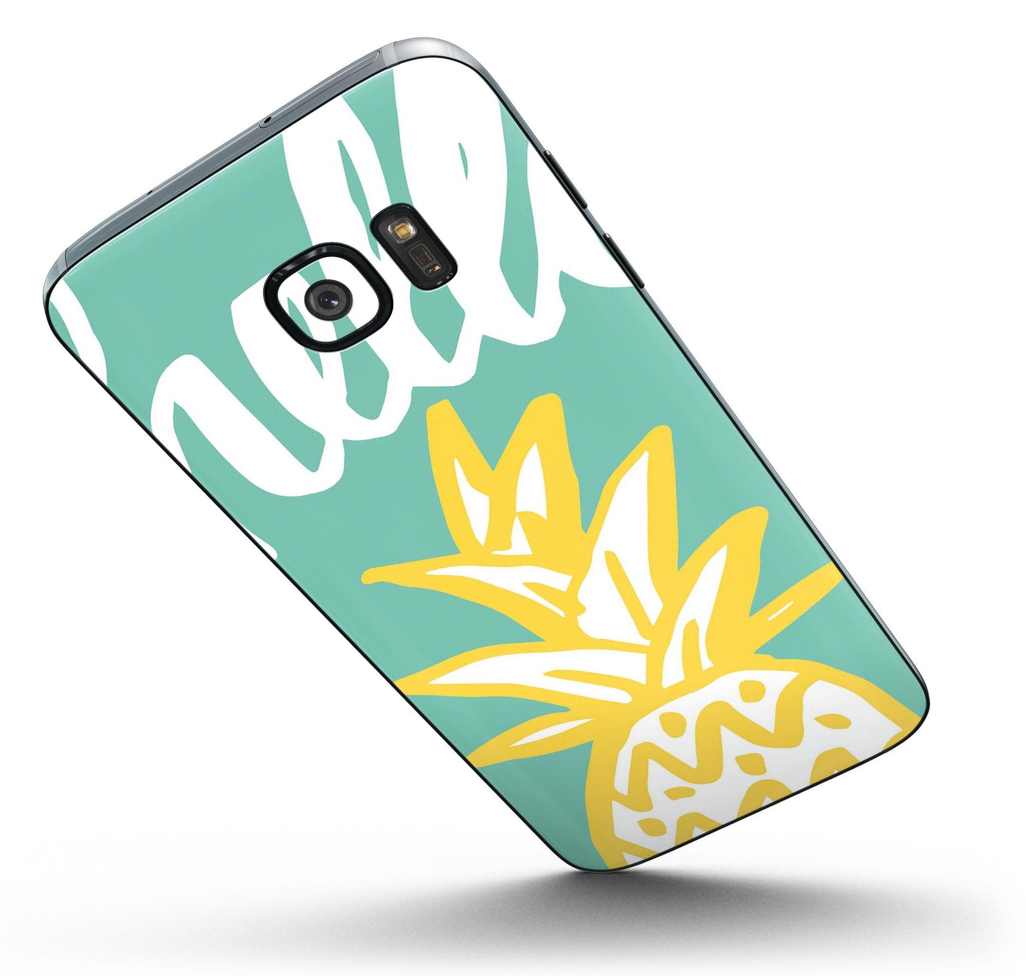 Well Hello Pineapple - Full Body Skin-Kit for the Samsung Galaxy S7 or