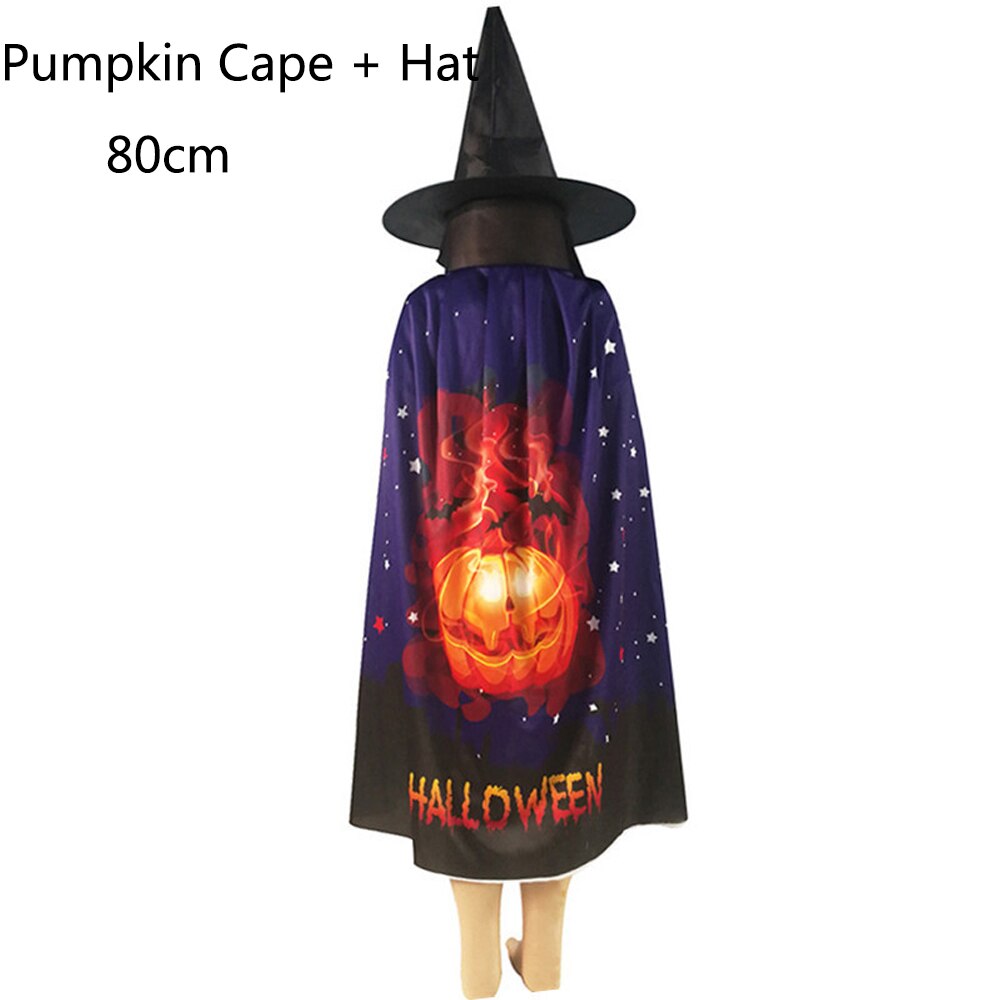 Woman Halloween Pumpkin Print Cloak Manteau Cape - Zomdo Marketplace | Zomdo.com