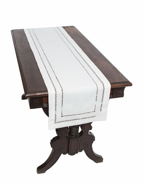 XD11099 Double Hemstitch Table Runner, 14''x72'' - Zomdo Marketplace | Zomdo.com