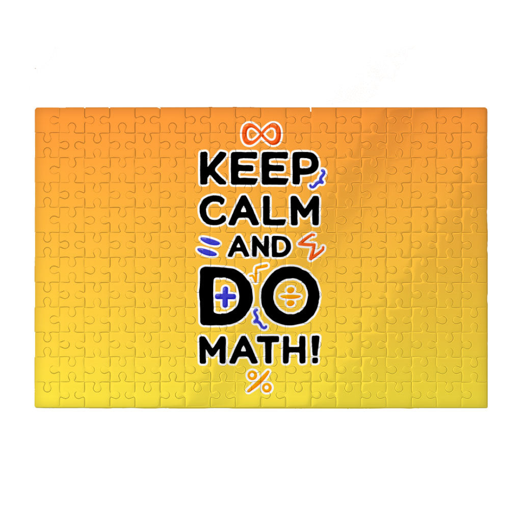 Funny Keep Calm Puzzles - Math Themed Jigsaw Puzzle - Trendy Puzzles