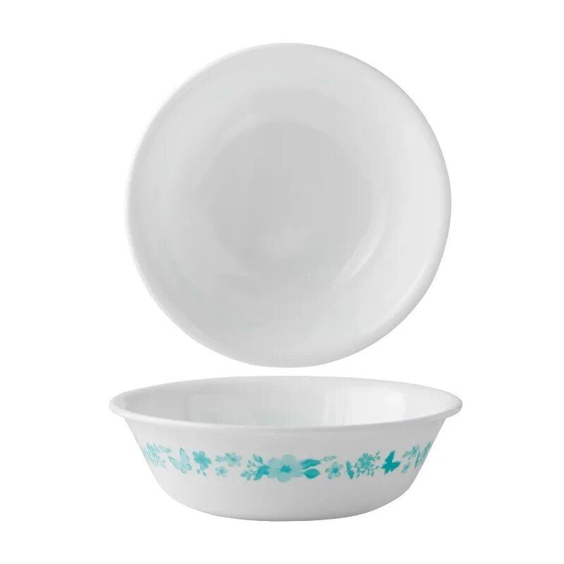 12-Piece Floral Dinnerware Set in Teal