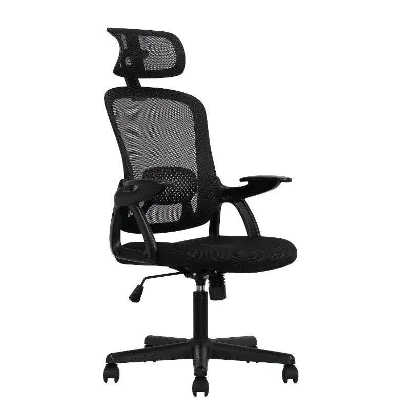 Ergonomic Office Chair with Adjustable Headrest and Lumbar Support