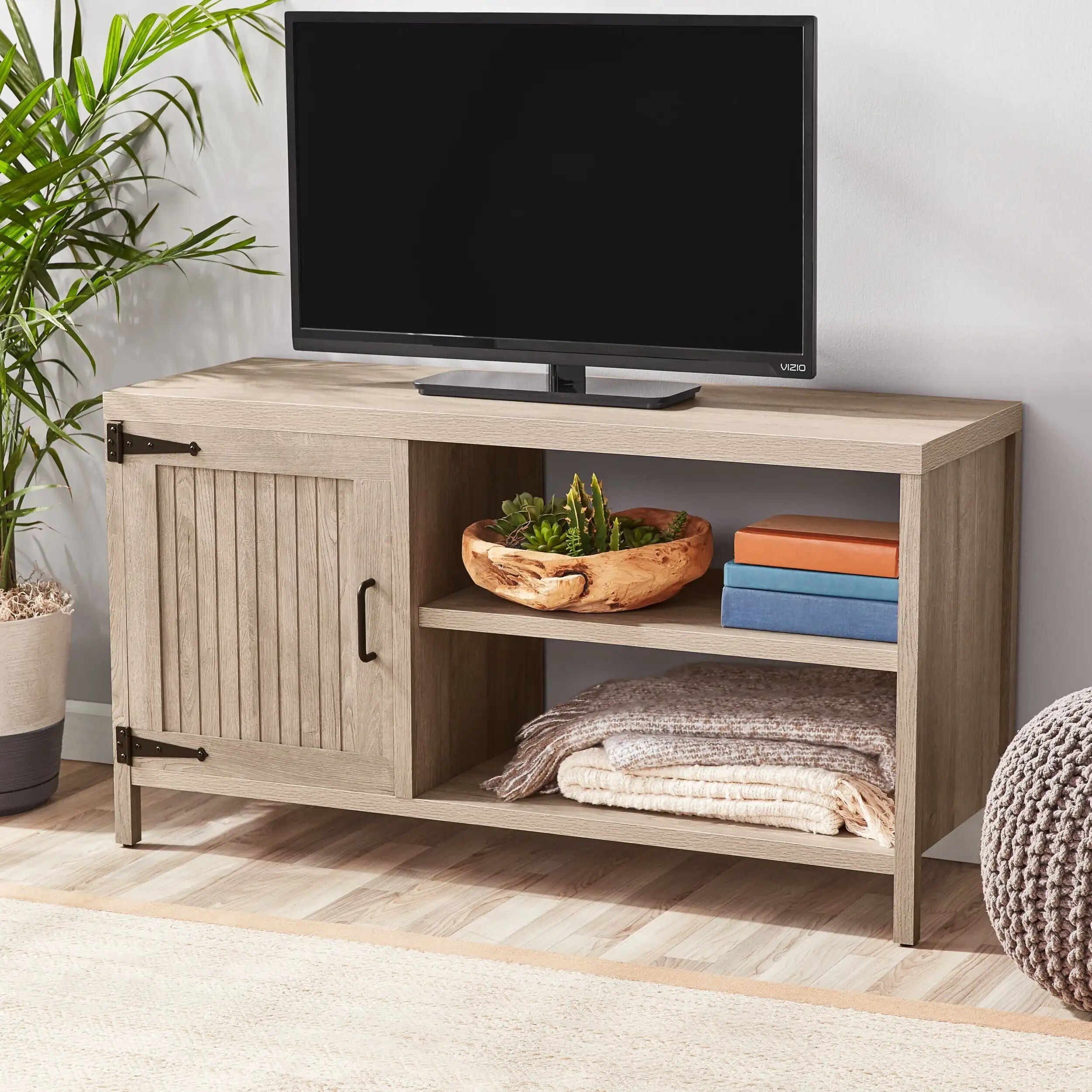 Rustic Gray Farmhouse TV Stand