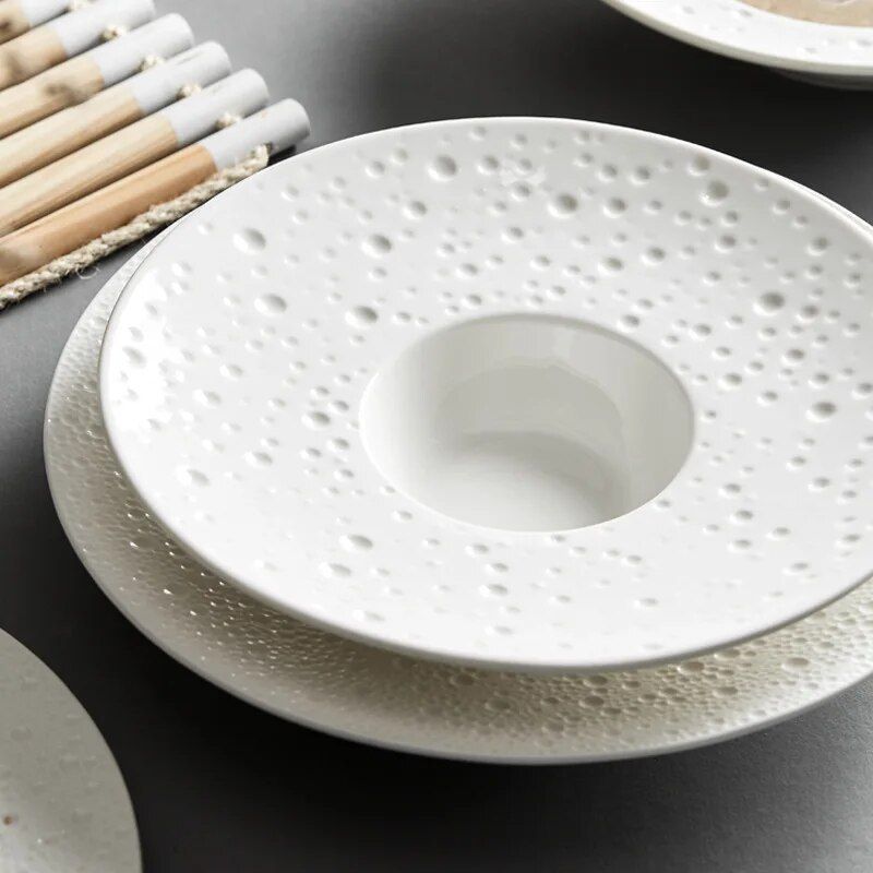 Elegant Nordic Ceramic Deep Plate