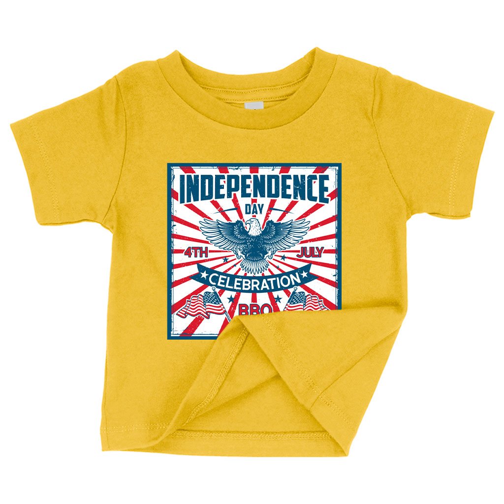 Baby Independence Day Celebration T-Shirt - Vintage Independence Day T-Shirt - Patriotic T-Shirt