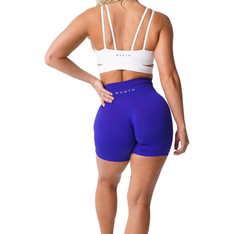 Seamless High-Waist Yoga Shorts